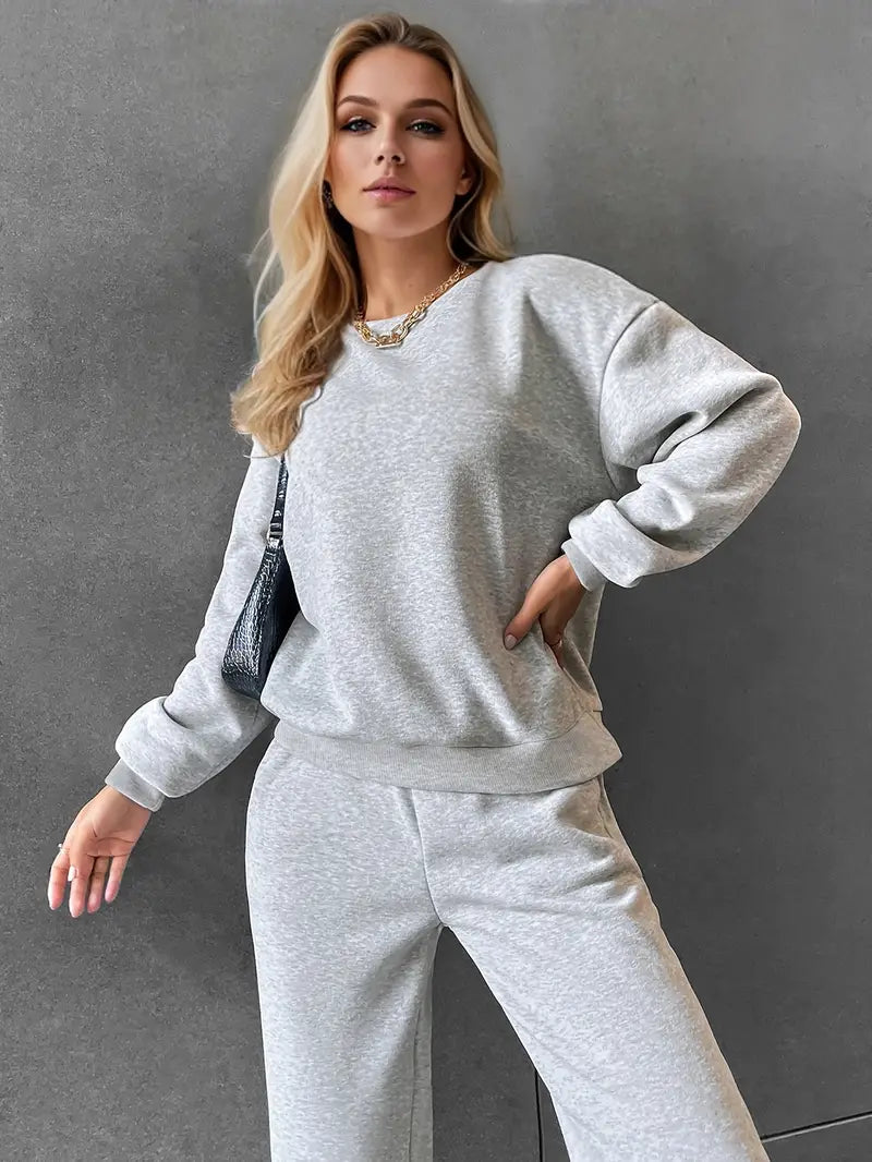 Baumwoll-Trainings- & Jogginganzug mit bequemem Retro-Touch für Damen | Perfekt für Outdoor-Aktivitäten