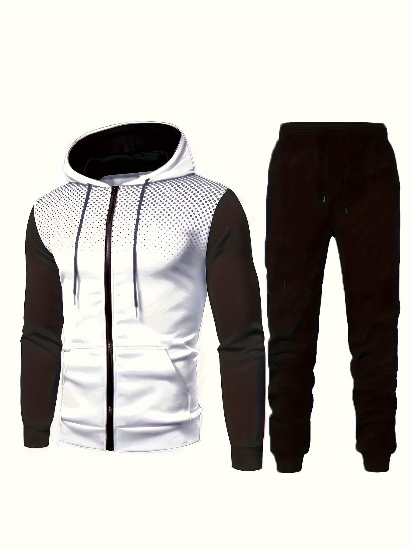 Casual Sportlicher Trainingsanzug Hoodie Und Kordelzughose Für Herren | Perfekt für Casual Days