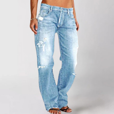Elaris - Vintage Vibes mit modernem Twist – Die Wide-Leg Denim Jeans im Retro-Stil