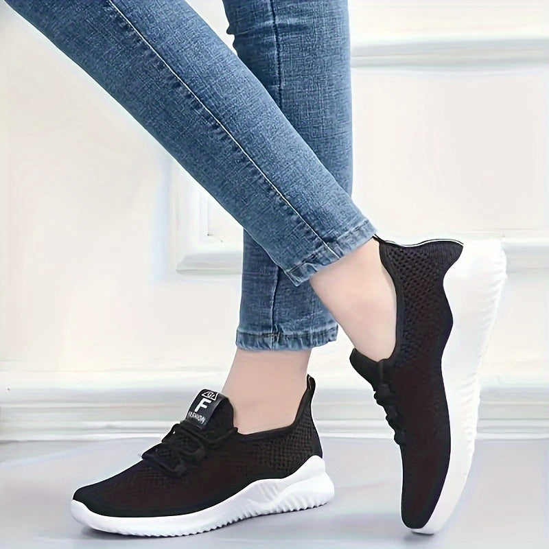 Modische Einfarbige Freizeitsneaker für Damen | Perfekt für Casual Days