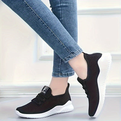 Modische Einfarbige Freizeitsneaker für Damen | Perfekt für Casual Days