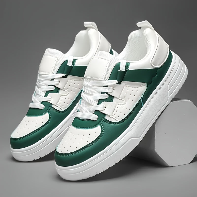 Lässige Schnür-Plateau Sneaker für Herren | Ideal für Outdoor-Aktivitäten