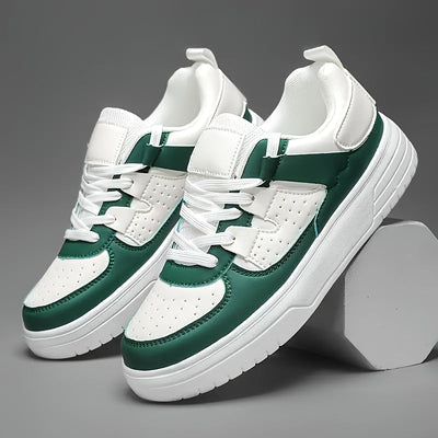 Lässige Schnür-Plateau Sneaker für Herren | Ideal für Outdoor-Aktivitäten