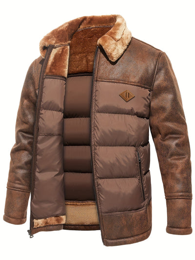 Warme Fleece Winter Jacke Für Herren | Ideal für Winter