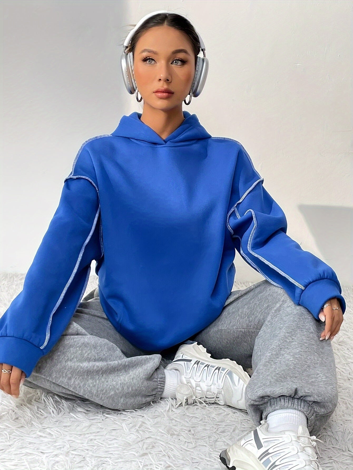 Stilvoller Vintage-Pullover-Hoody mit Kapuze für Women | Perfekt für lässige Tage