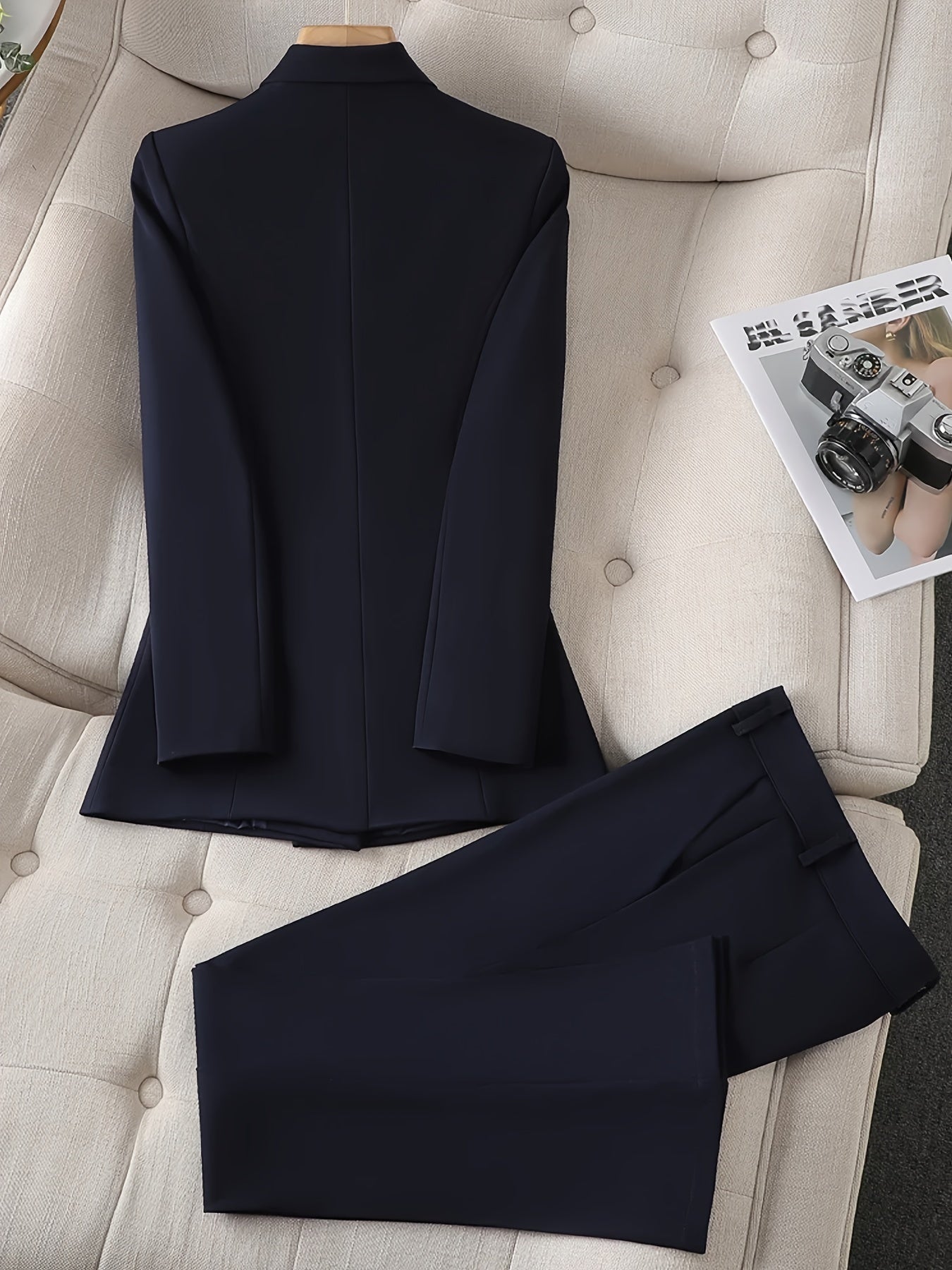 Elegantes Büro-Blazer & Hosen-Outfit-Set Für Damen | Ideal für formelle Anlässe
