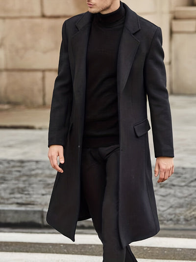 Stilvolle Retro Trench Winterjacke Für Herren | Ideal für Winter