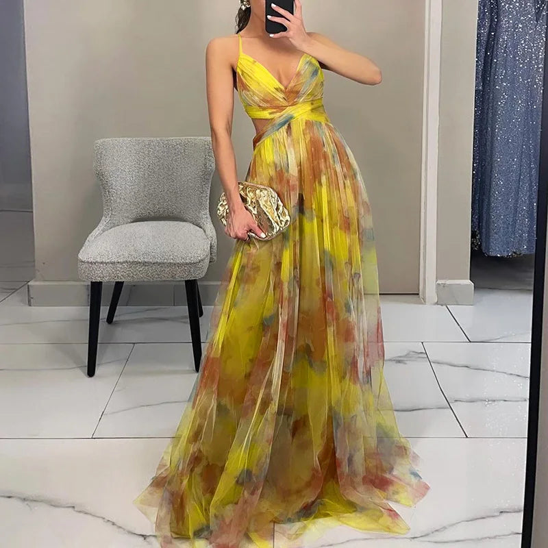 Alinna – Anmutig Fließendes Kleid