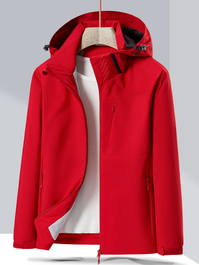 Wasserdichte elegante Fleece-Winterjacke mit Kapuze für Damen | Ideal für den Winter