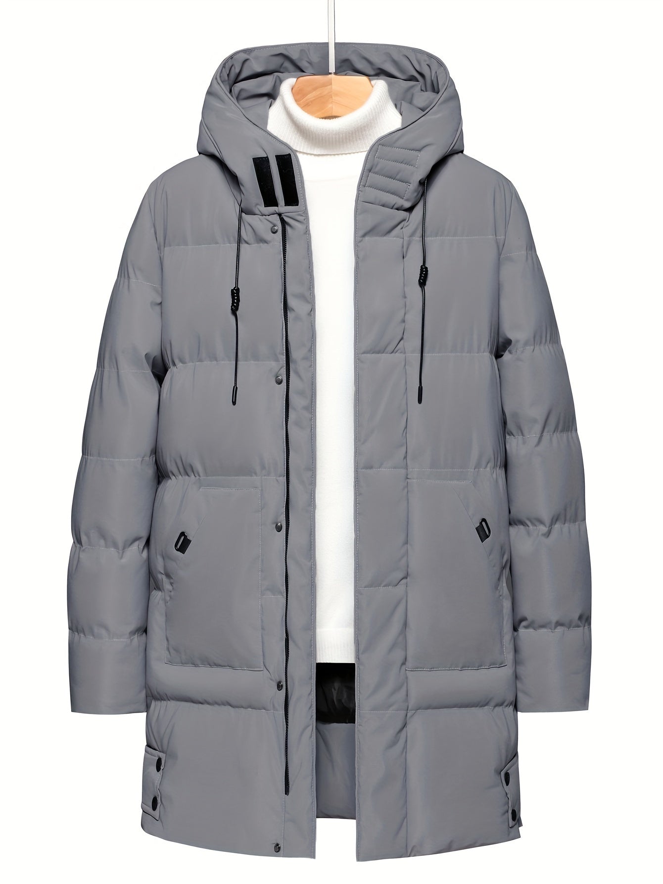 Warme Verdikte Midden-Lange Winter Jacke Für Herren | Perfekt für Freizeitaktivitäten