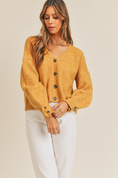 Strick-Cardigan | Oversized-Ärmel | Lässige Eleganz
