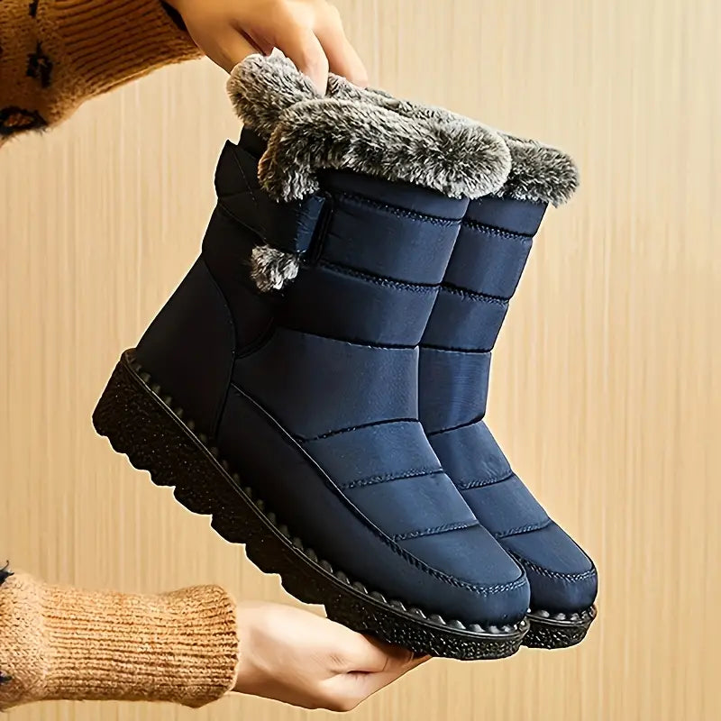 Wasserdichte Rutschfeste Winter Schnee Stiefel Für Damen | Perfekt für Outdoor-Aktivitäten