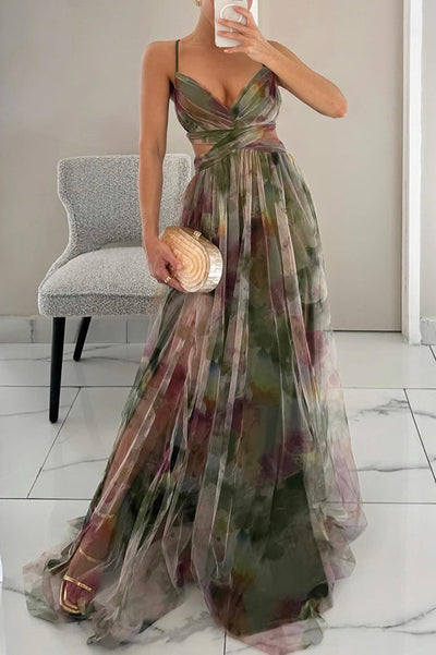 Lumeline™ – Elegantes Damen Hochzeitsgastkleid mit Verstellbarer Schnürung