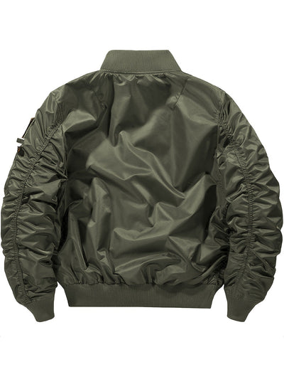 Warme Bomber Taktische Outdoorjacke Mit Stehkragen Für Herren | Perfekt für Outdoor-Aktivitäten