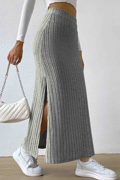 Ilven - Elegant Vielseitig Komfortabel. – Der gestrickte Rock mit Schlitz