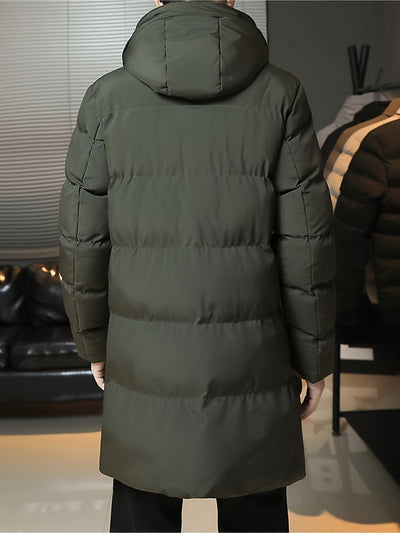 Casual Lange Winter Jacke Für Herren | Perfekt für Outdoor-Aktivitäten