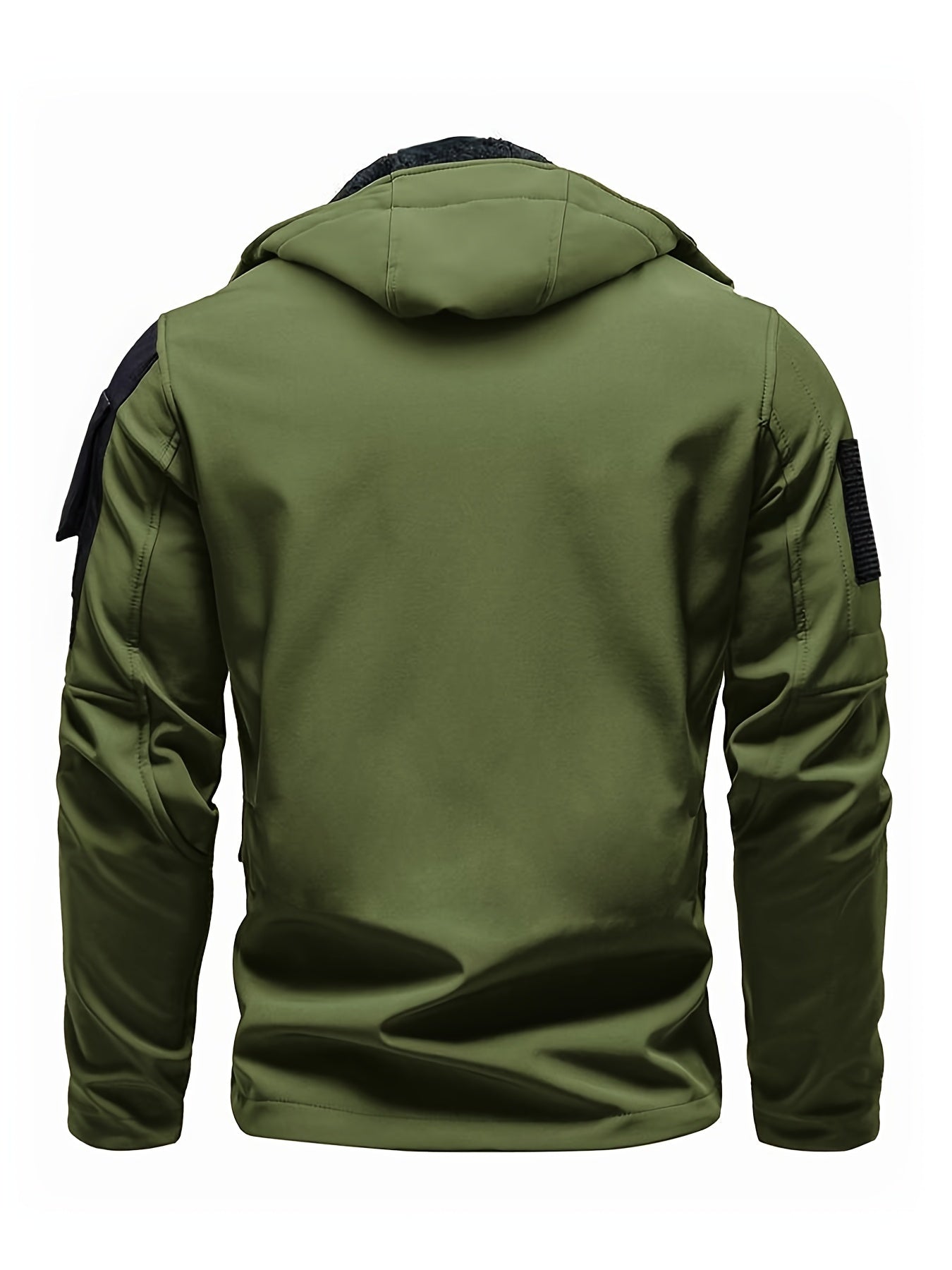 Taktische Kapuzen-Outdoorjacke Wasserdicht Winddicht Isoliert Für Herren | Perfekt für Outdoor-Aktivitäten