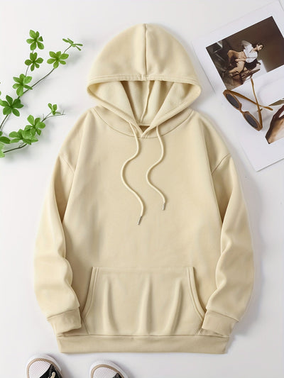 Eleganter Vintage-Pullover-Hoody mit Backprint und Kapuze für Women | Perfekt für lässige Tage