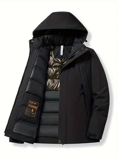 Elegante Wasserdichte Fleece Winterjacke mit Kapuze für Damen | Perfekt für Outdoor-Aktivitäten