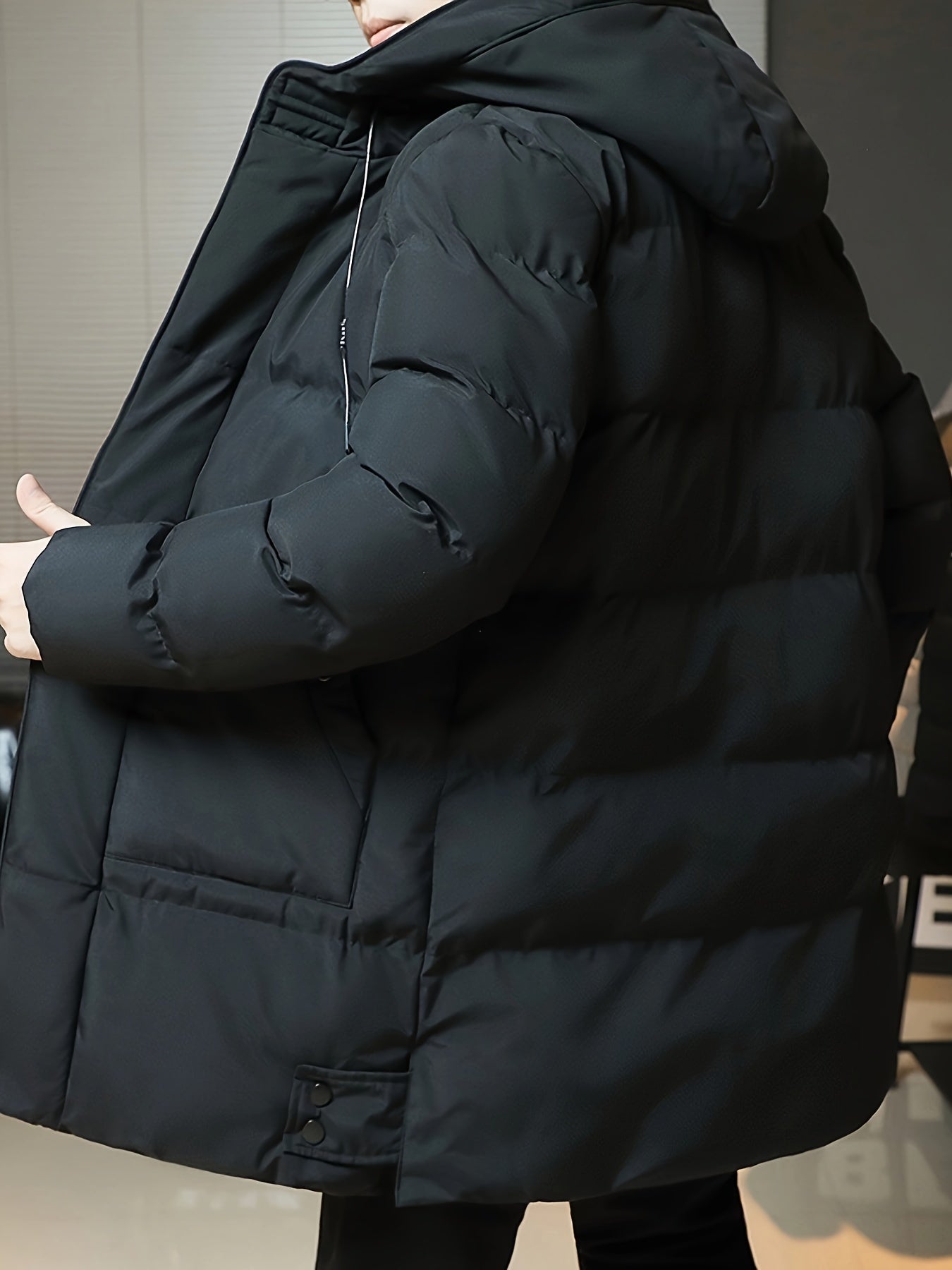 Casual Lange Winter Jacke Für Herren | Perfekt für Outdoor-Aktivitäten