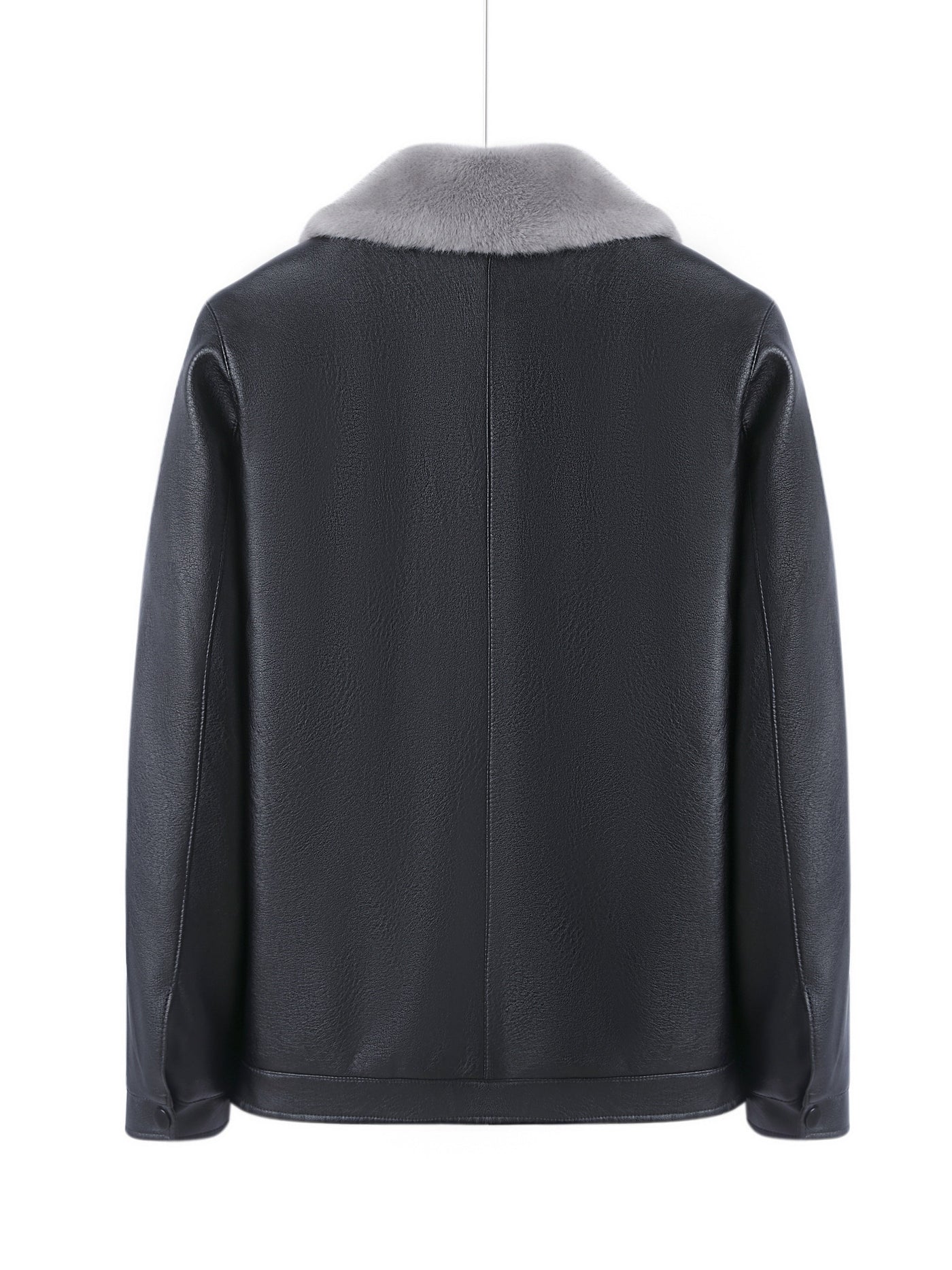 Warme Fleece Gefütterte Leder Winterjacke Für Herren | Ideal für Winter