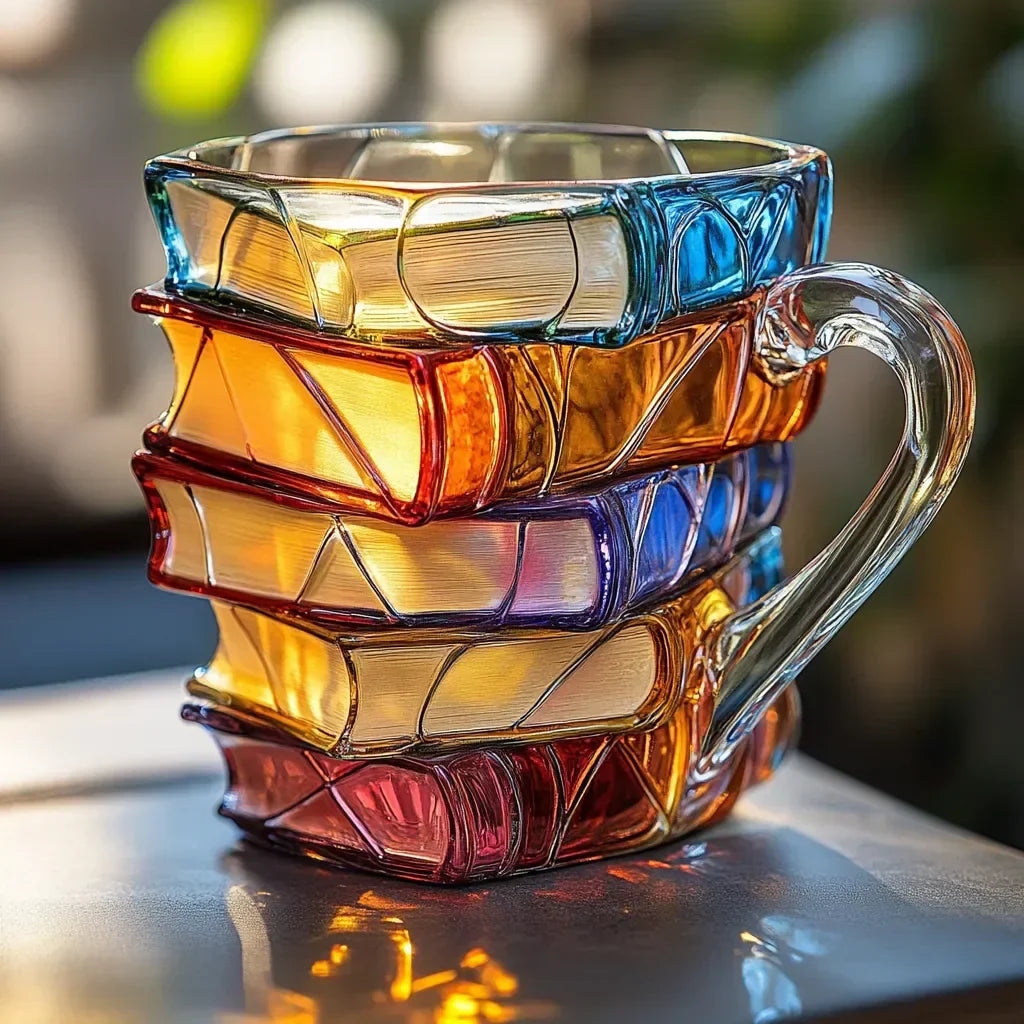 MugArt - Tasse mit Buchdekoration