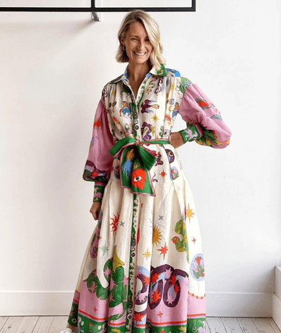 Dorthe™ | Elegant Italienische Maxikleid