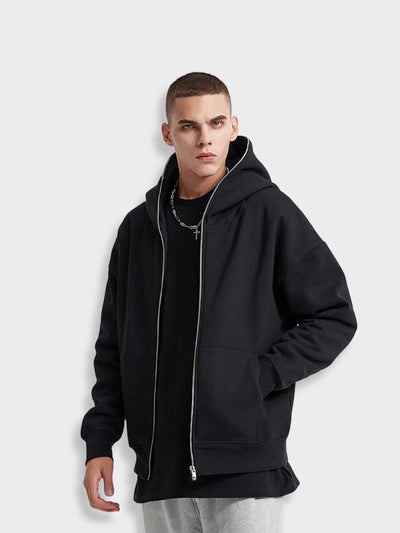 Warme Baumwolle Reißverschluss Hoodie Für Herren | Perfekt für Casual Days