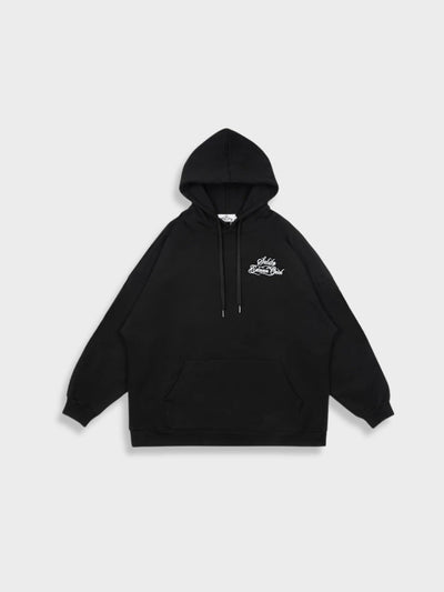 Vintage-Hoodie Schwarzer mit Kapuze für Herren | Perfekt für Outdoor-Aktivitäten