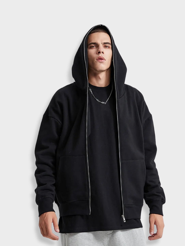 Warme Baumwolle Reißverschluss Hoodie Für Herren | Perfekt für Casual Days