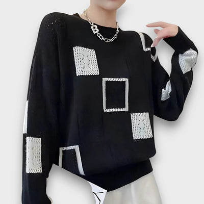 Avenna – Pullover mit grafischem Muster