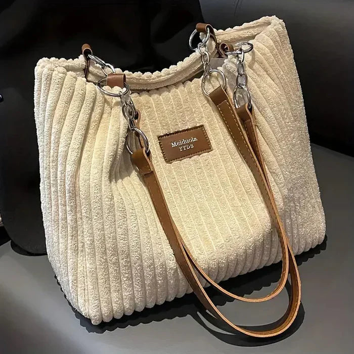 Elegante Cordtasche | Weiche Struktur | Trendiges Design