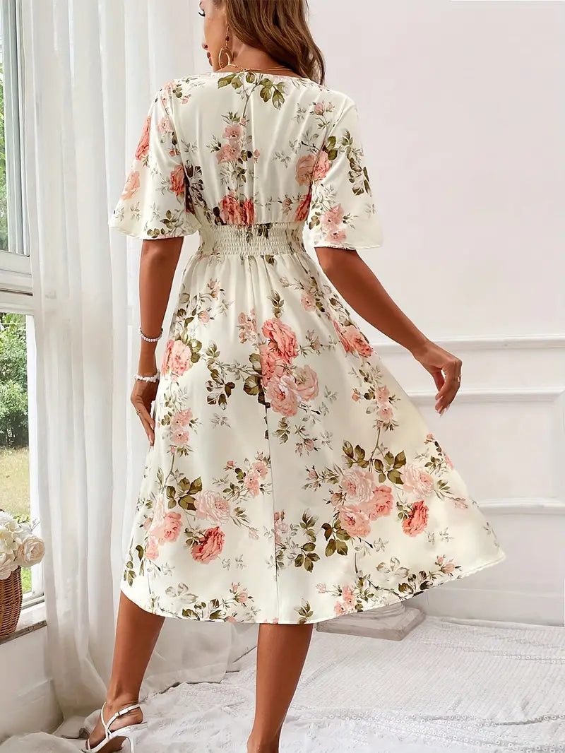 Teresa® | Wickelkleid mit Blumendruck für den Sommer