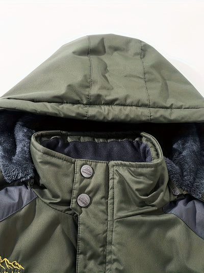 Warme Fleece Winter Jacke Für Herren | Perfekt für Outdoor-Aktivitäten
