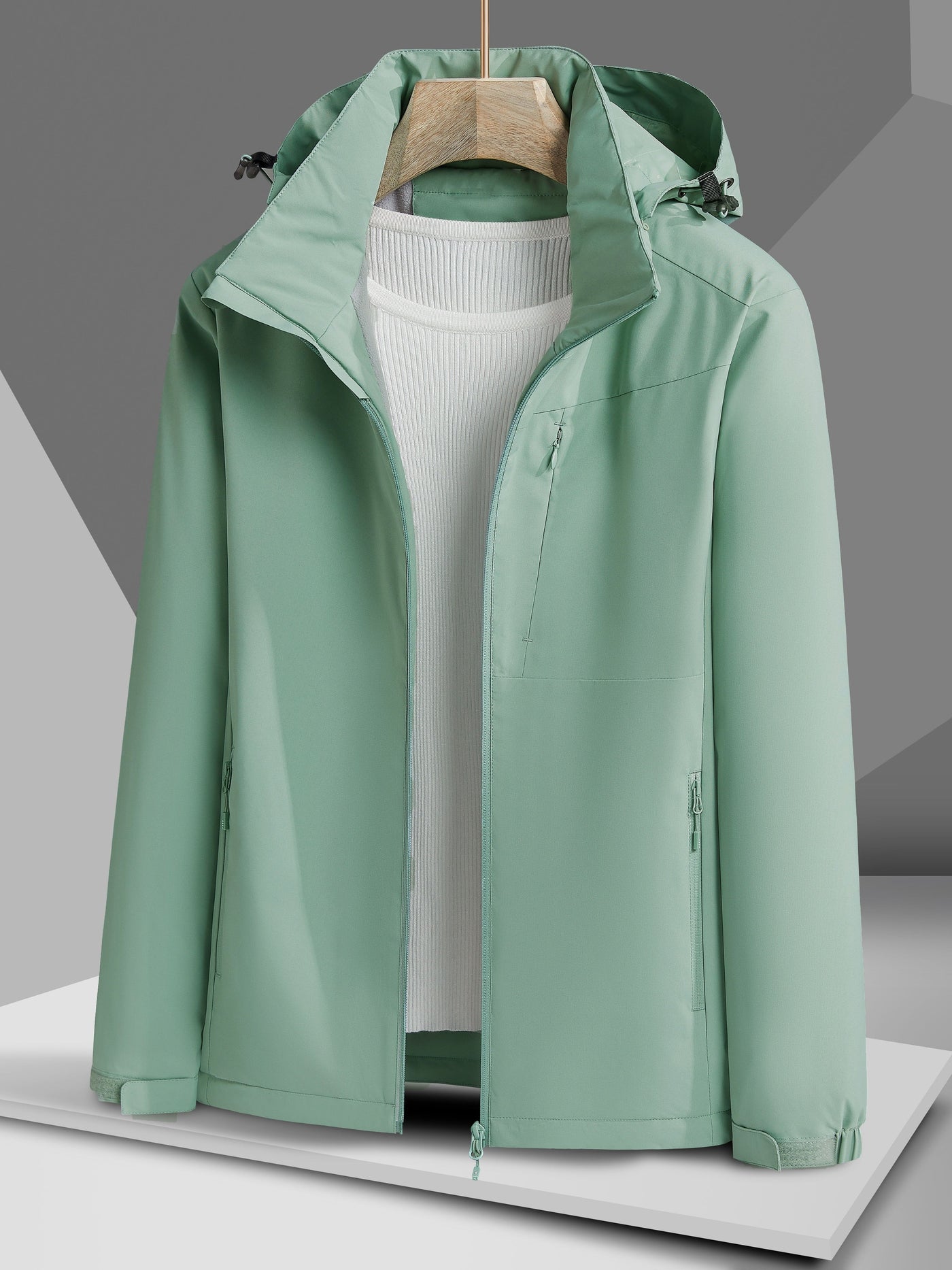 Wasserdichte Kapuzen Winterjacke mit Polar Fleece für Damen | Perfekt für Outdoor-Aktivitäten