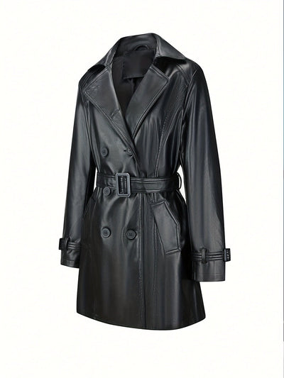 Stilvoller mittellanger Trenchcoat mit Gürtel-Design für Damen | Ideal für jede Saison