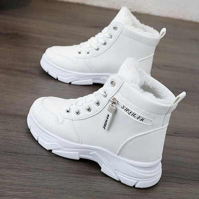Stylische Casual-Winter-Sneaker für Damen mit Festlichem Touch | Ideal für Winter