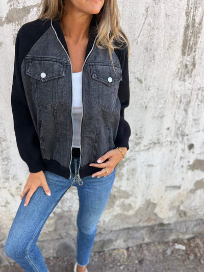 VanBruggen™ | Lässige Jacke mit Reißverschluss und V-Ausschnitt