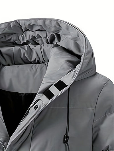 Warme Solide Kleur Puffer Winter Jacke Für Herren | Perfekt für Outdoor-Aktivitäten
