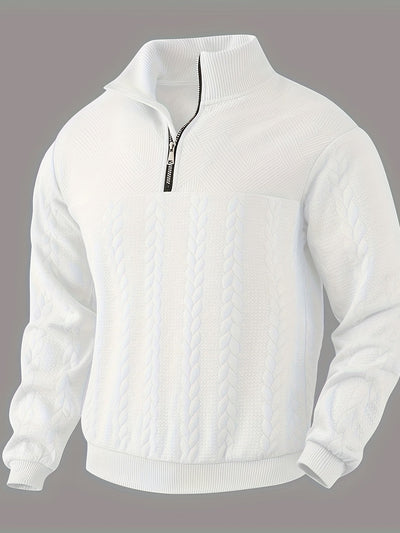 Caleb – Vintage Reißverschluss Pullover
