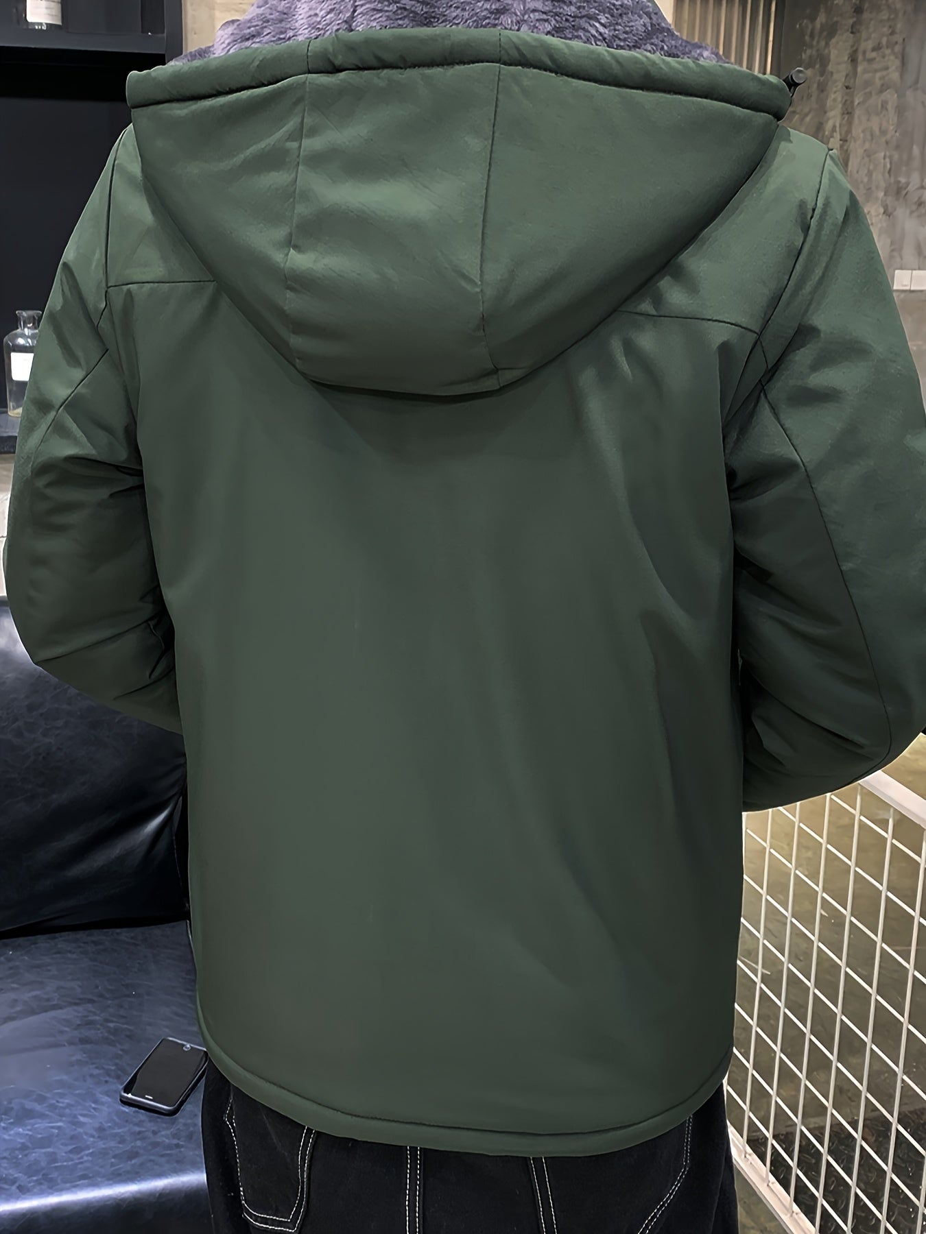 Warme Fleece Voering Puffer Winter Jacke Für Herren | Perfekt für Winter & Outdoor-Aktivitäten