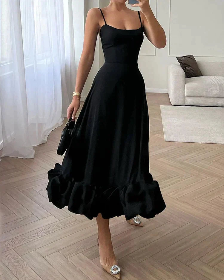Tyronia - Trendiges Damen Party Midikleid