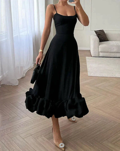 Tyronia - Trendiges Damen Party Midikleid