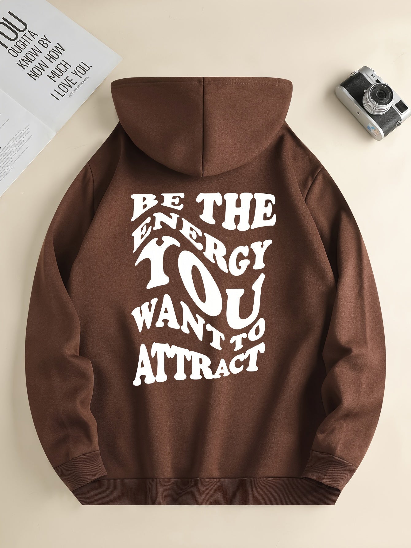 Eleganter Pullover-Hoody mit Backprint und Kapuze für Women | Perfekt für lässige Tage