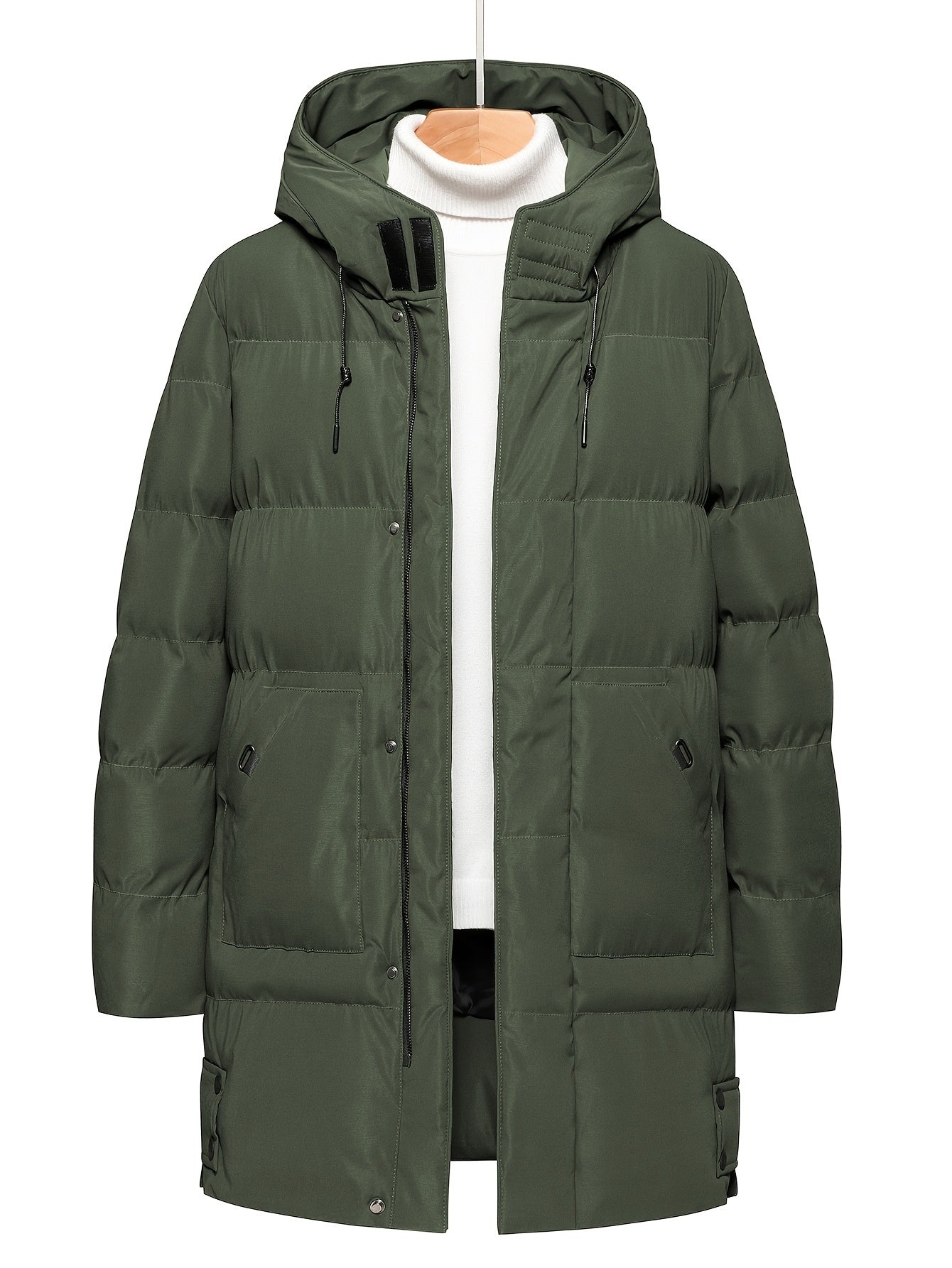 Warme Verdikte Midden-Lange Winter Jacke Für Herren | Perfekt für Freizeitaktivitäten