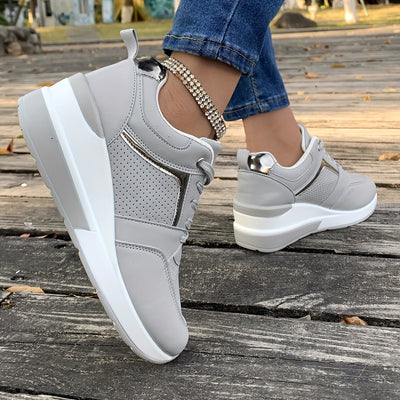 Lässige Einfarbige Freizeitsneaker für Damen | Perfekt für lässige Tage