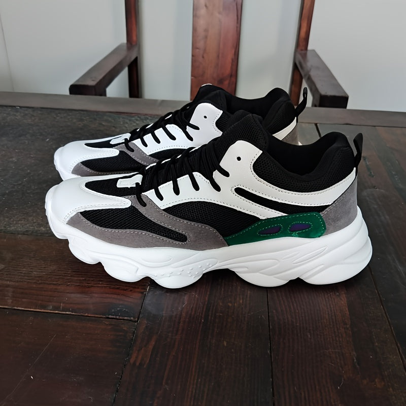 Stylische Chunky-Sneaker mit Dicker, stoßdämpfender Sohle für Damen | Perfekt für den Alltag