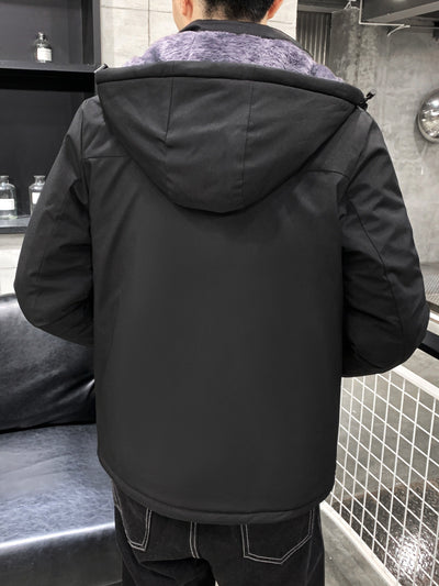 Warme Fleece Voering Puffer Winter Jacke Für Herren | Perfekt für Winter & Outdoor-Aktivitäten