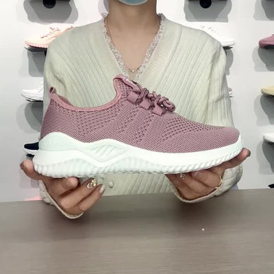 Modische Einfarbige Freizeitsneaker für Damen | Perfekt für Casual Days