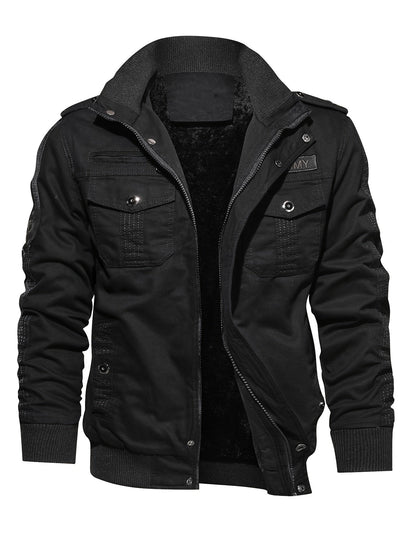 Retro Stijl Staande Kragen Winter Jacke Für Herren | Perfekt für den Winter